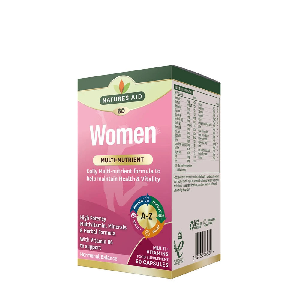 Natures Aid - Natures Aid Women's Multi-Vitamins & Minerals (60 Capsules)