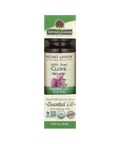 Nature's Answer - 100% Pure Clove Essential Oil - 15 ml.