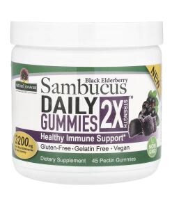 Nature's Answer - Sambucus Daily Gummies 2X Strength