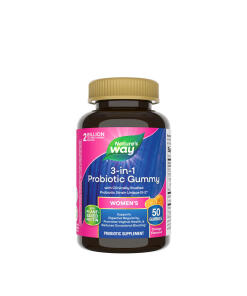 Natures Way - Natures Way 3-in-1 Probiotic Women's Gummy (50 Gummies)