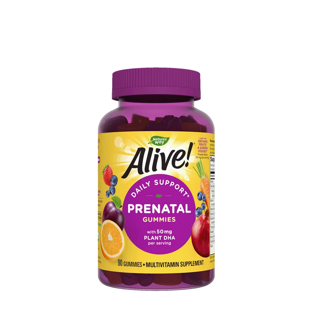 Natures Way - Natures Way Alive!® Daily Support Prenatal Gummy Multivitamin (90 Gummies