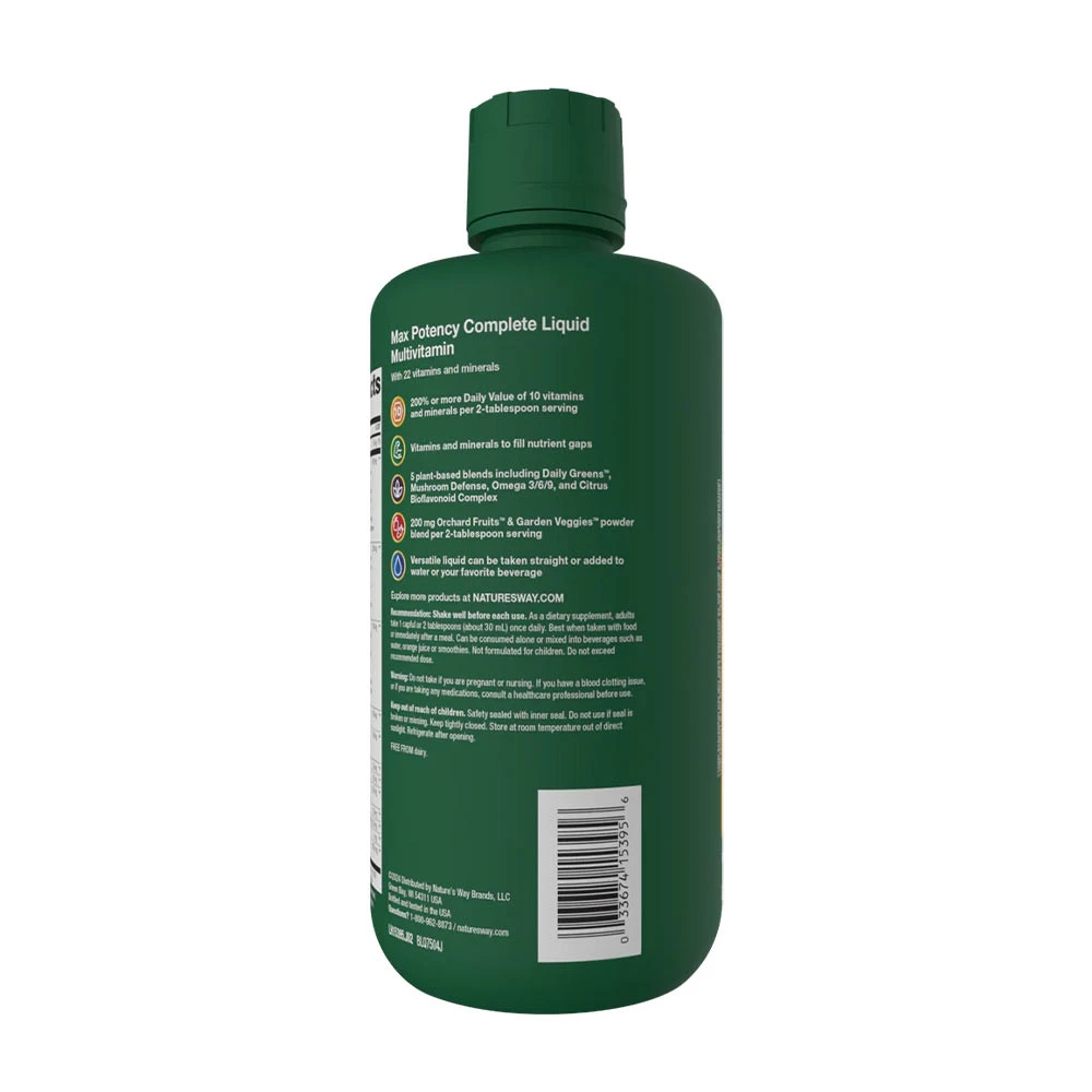 Multivitamines liquides à haute puissance Natures Way Alive!® (900 ml) – Image 9