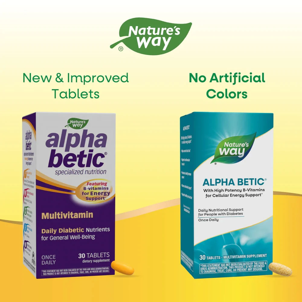 Nature's Way - Alpha Betic® Multivitamin (30 comprimés) – Image 11