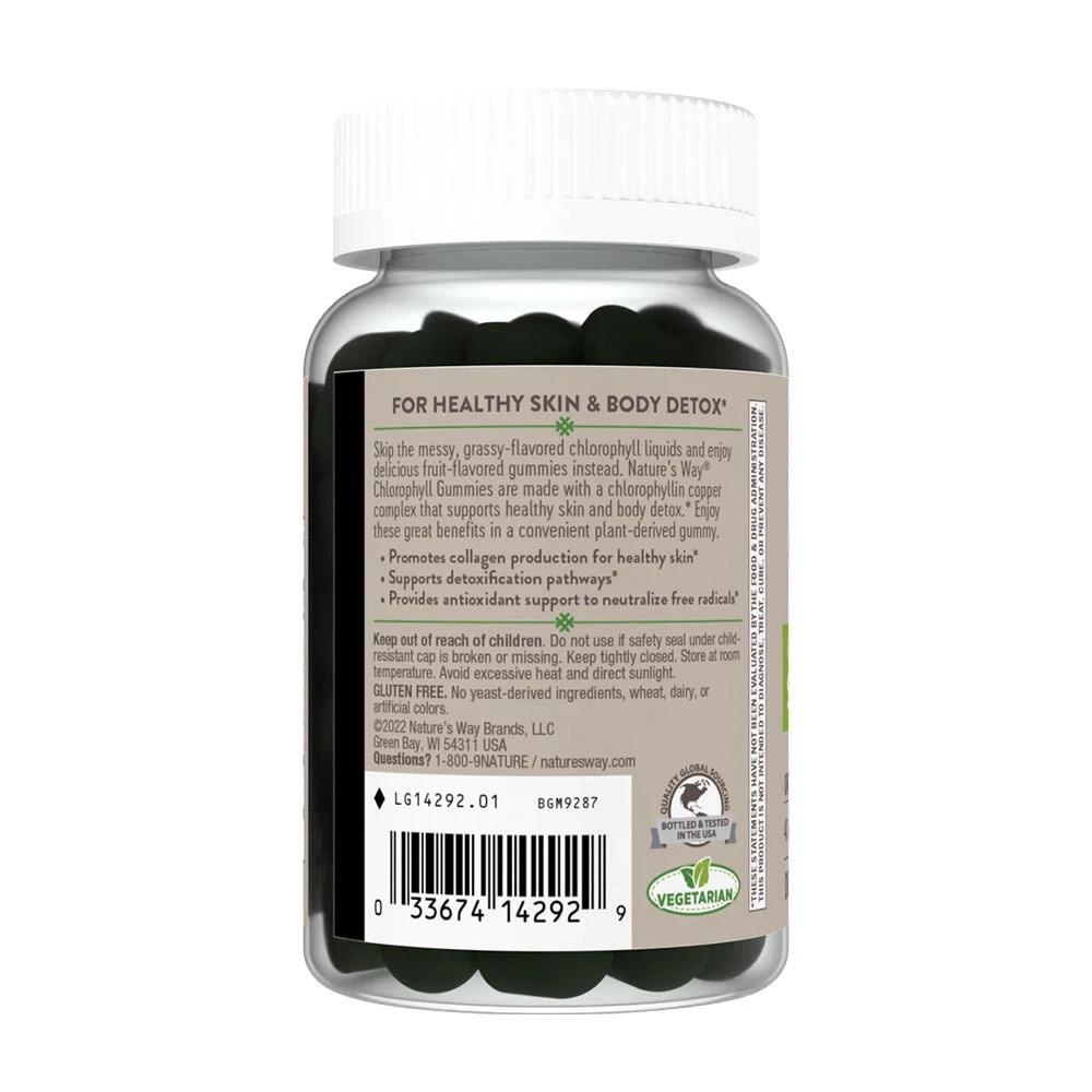 Voie de la Nature - Gommes de Chlorophylle (60 gommes, saveur fruitée) – Image 7