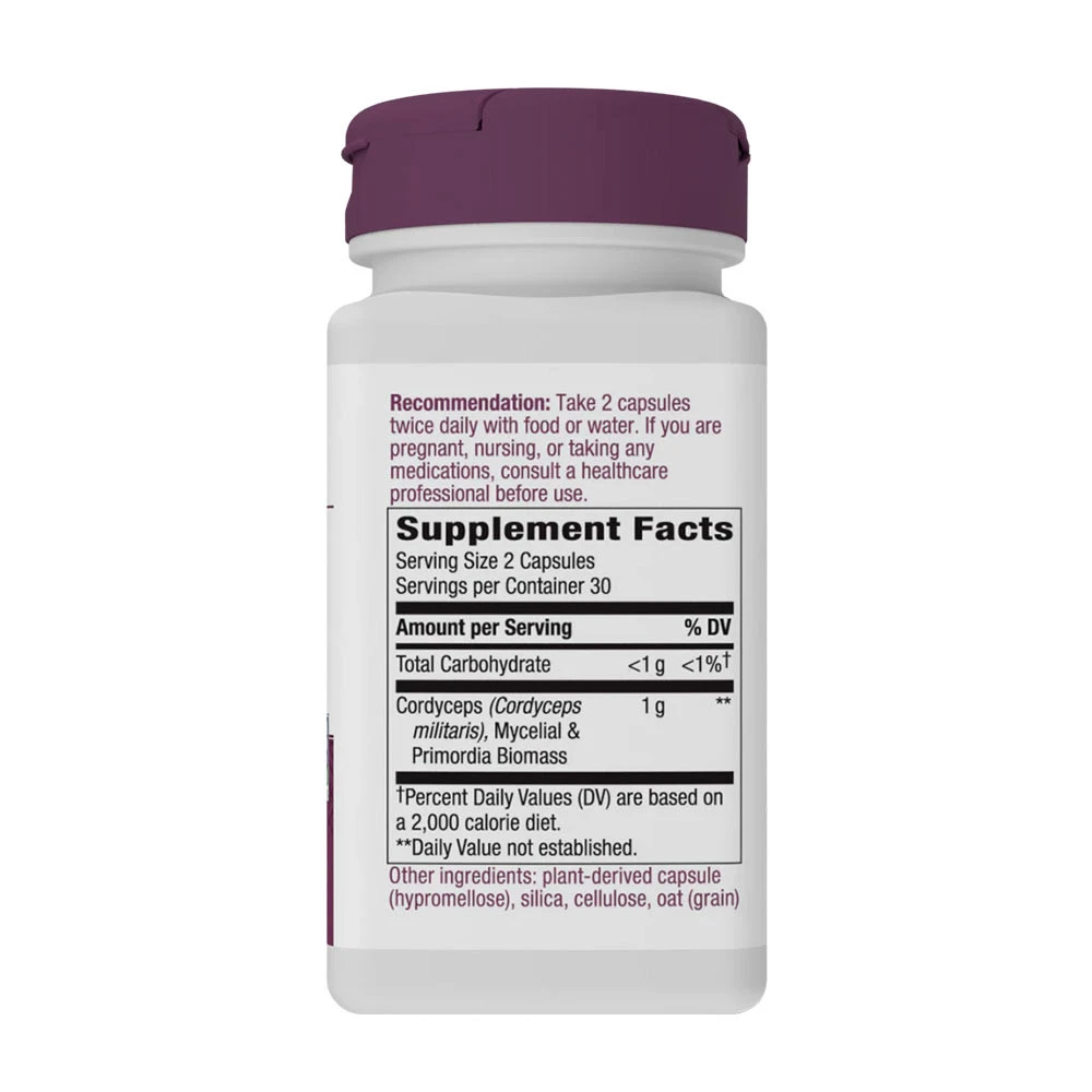 Cordyceps de la Voie Naturelle (60 capsules) – Image 7