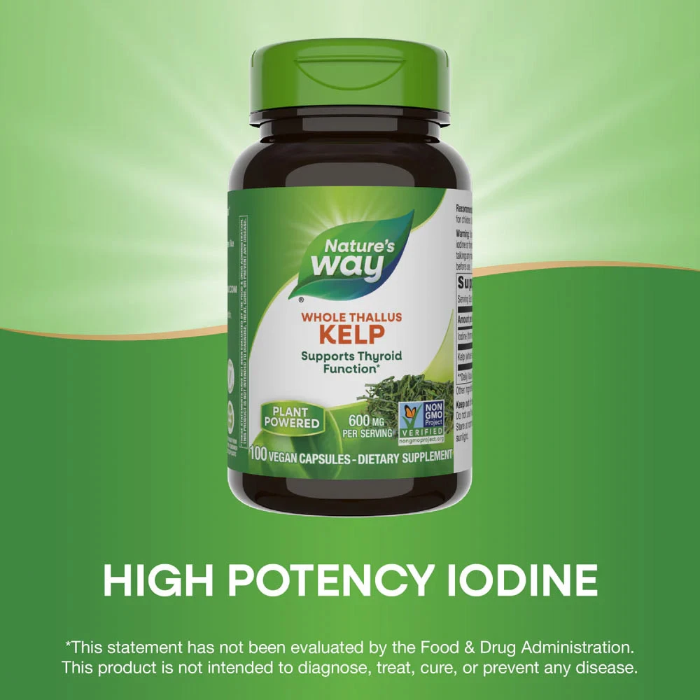 Kelp de Natures Way (100 capsules) – Image 11