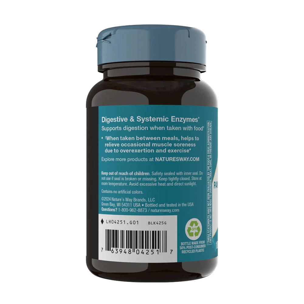 Méga-Enzymes de Nature's Way (100 comprimés) – Image 3