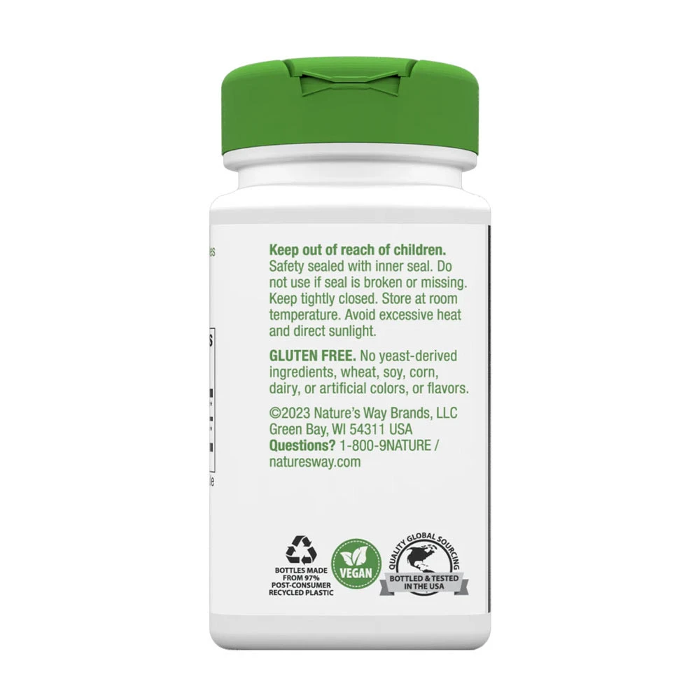 Feuille de framboisier Nature's Way (100 capsules) – Image 6