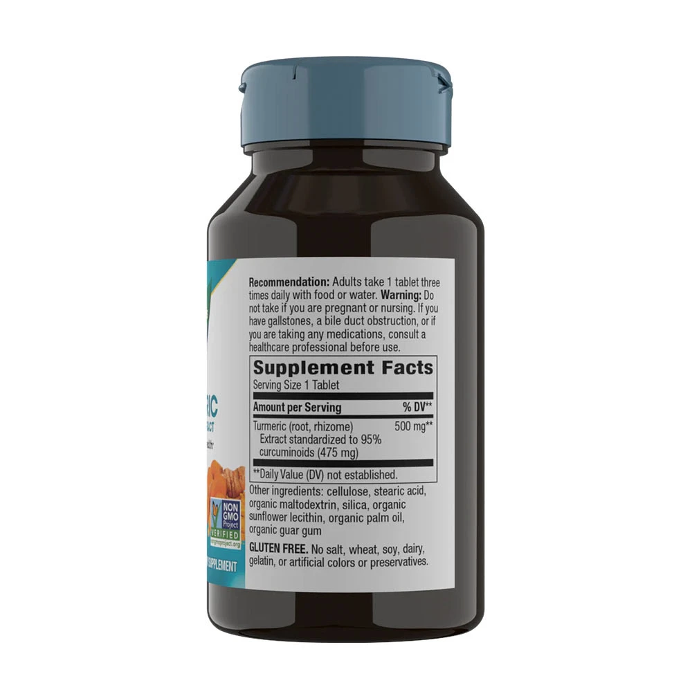 Extrait de Curcuma Premium de Natures Way (60 comprimés) – Image 2