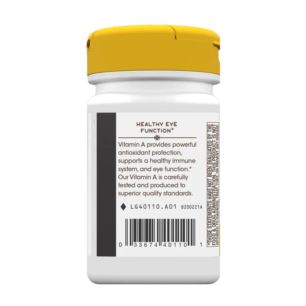 Vitamine A de Nature's Way (100 capsules molles) – Image 9