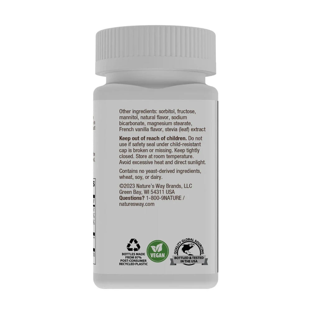 Pastilles de Zinc Natures Way (60 pastilles, Baies sauvages) – Image 3