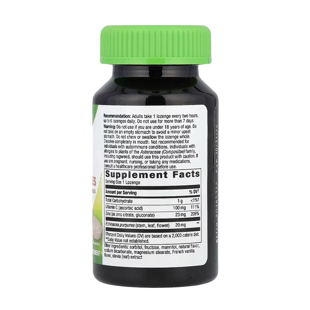 Pastilles de Zinc Natures Way (60 pastilles, Baies sauvages) – Image 4