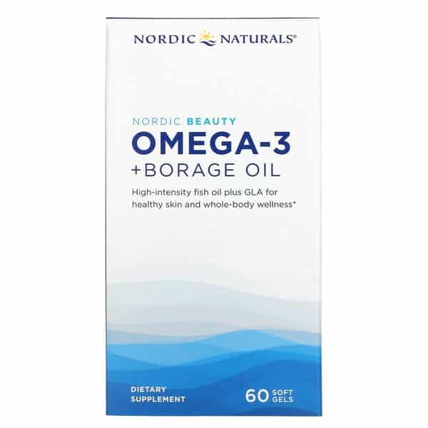 Nordic Naturals - Nordic Beauty Omega-3 + Hjulkroneolie - 60 bløde kapsler