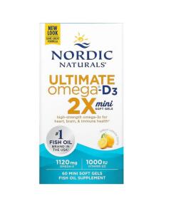 Nordic Naturals - Ultimate Omega 2X Mini with Vitamin D3