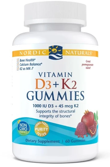 Nordic Naturals - Vitamin D3+K2 Gummies