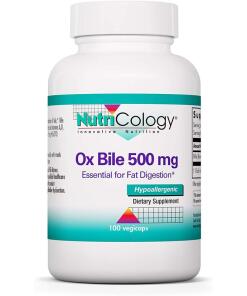 Nutricology - Nutricology Ox Bile 500mg 100 Veg. capsules