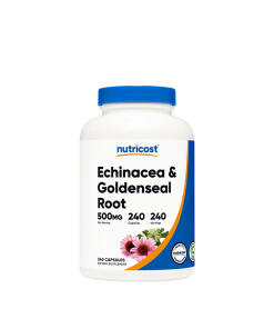 Nutricost - Nutricost Echinacea & Goldenseal Root 500 mg (240 Capsules)