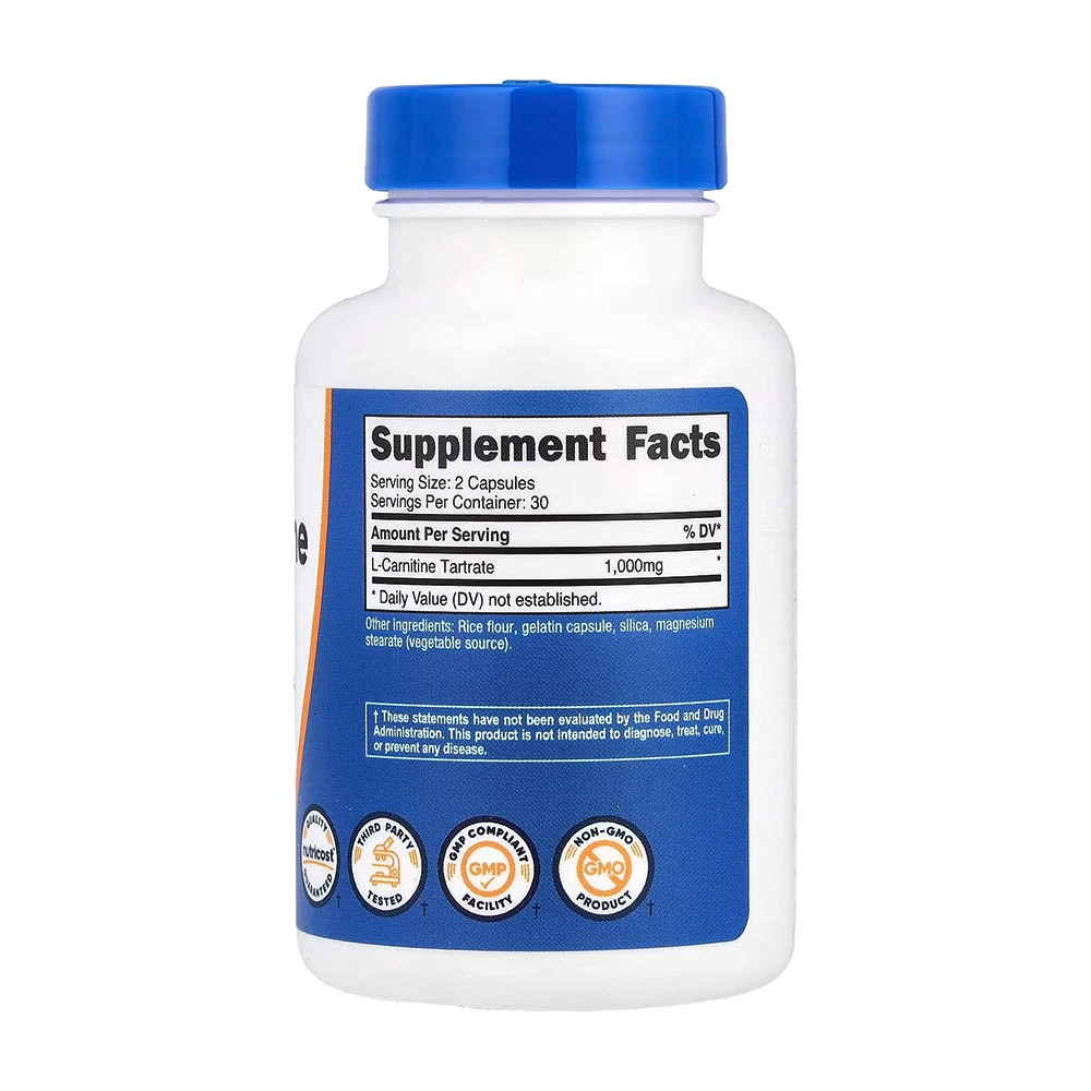 Nutricost L-Carnitine Tartrate (60 gélules) – Image 2