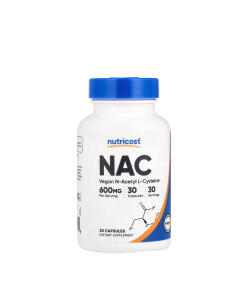 Nutricost - Nutricost N-Acetyl L-Cysteine (NAC) 600 mg (30 Capsules)