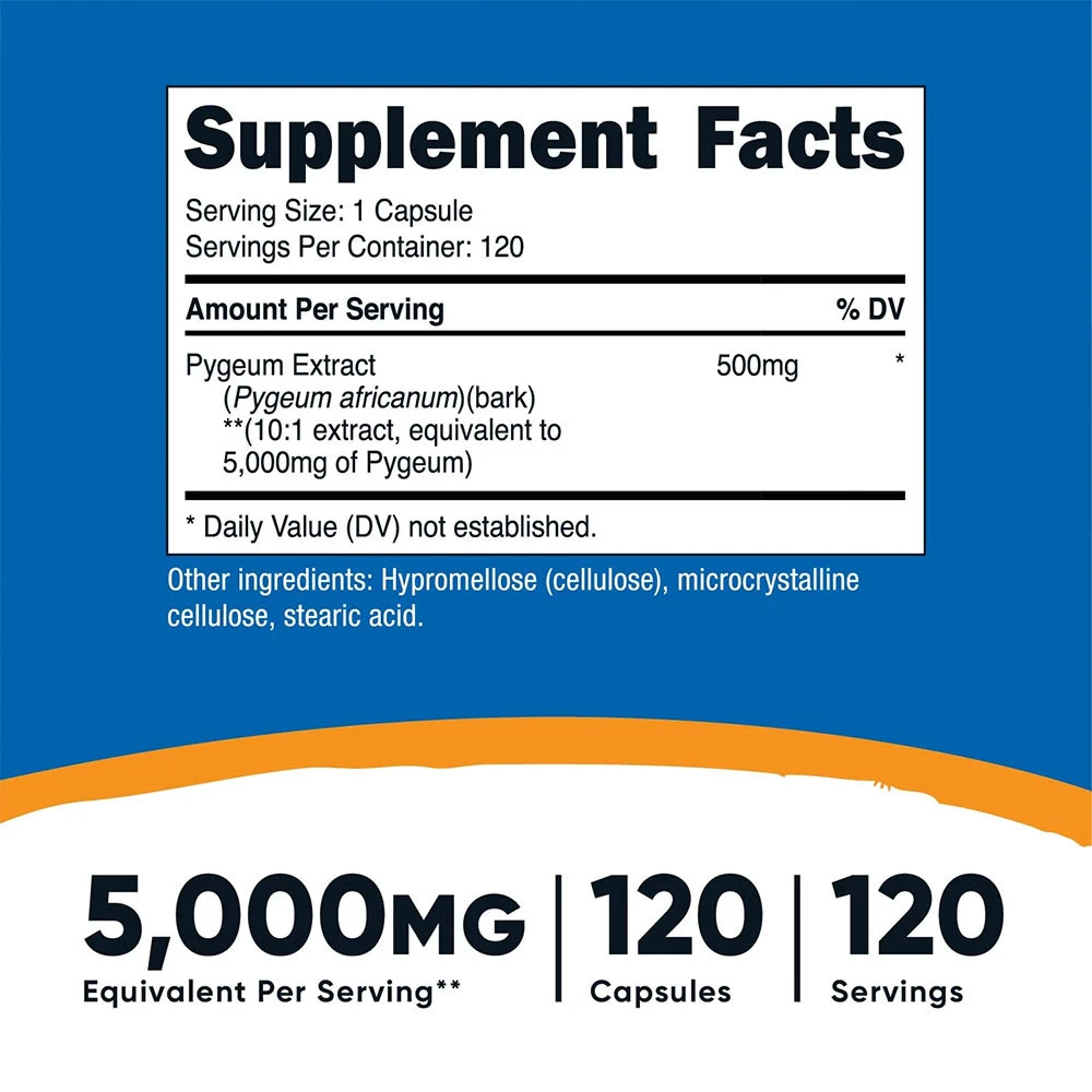 Pygeum Nutricost (120 capsules) – Image 4