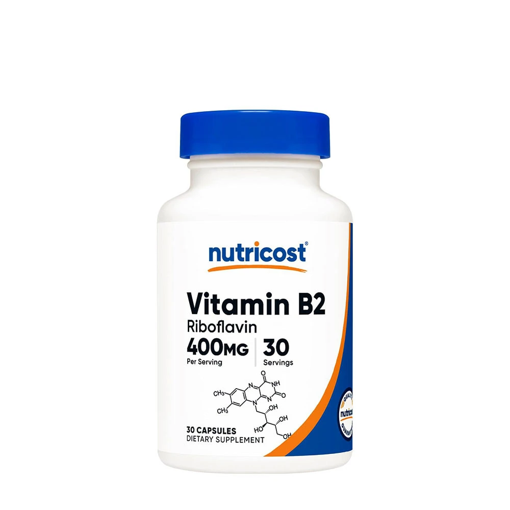 Nutricost - Nutricost Vitamin B2 Riboflavin 400 mg (30 Capsules)