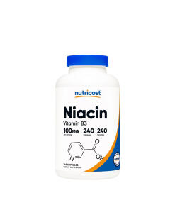 Nutricost - Nutricost Vitamin B3 Niacin 100 mg (240 Capsules)