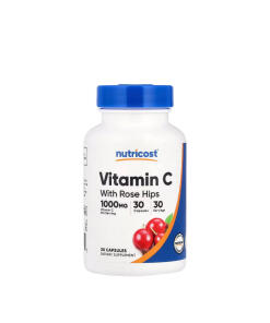 Nutricost - Nutricost Vitamin C with Rose Hips Capsules (30 Capsules)