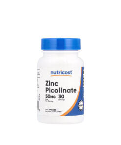 Nutricost - Nutricost Zinc Picolinate 50 mg (30 Capsules)