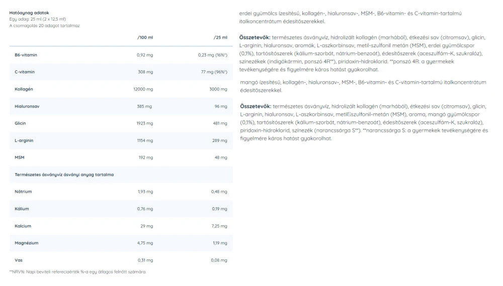 Nutriversum - Nutriversum Liquid MSM+C Hyaluron Collagen - WOMEN (500 ml