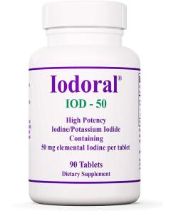 Optimox Corporation - Optimox Corporation Iodoral (iodine and potassium iodide) 50mg 90 tablets
