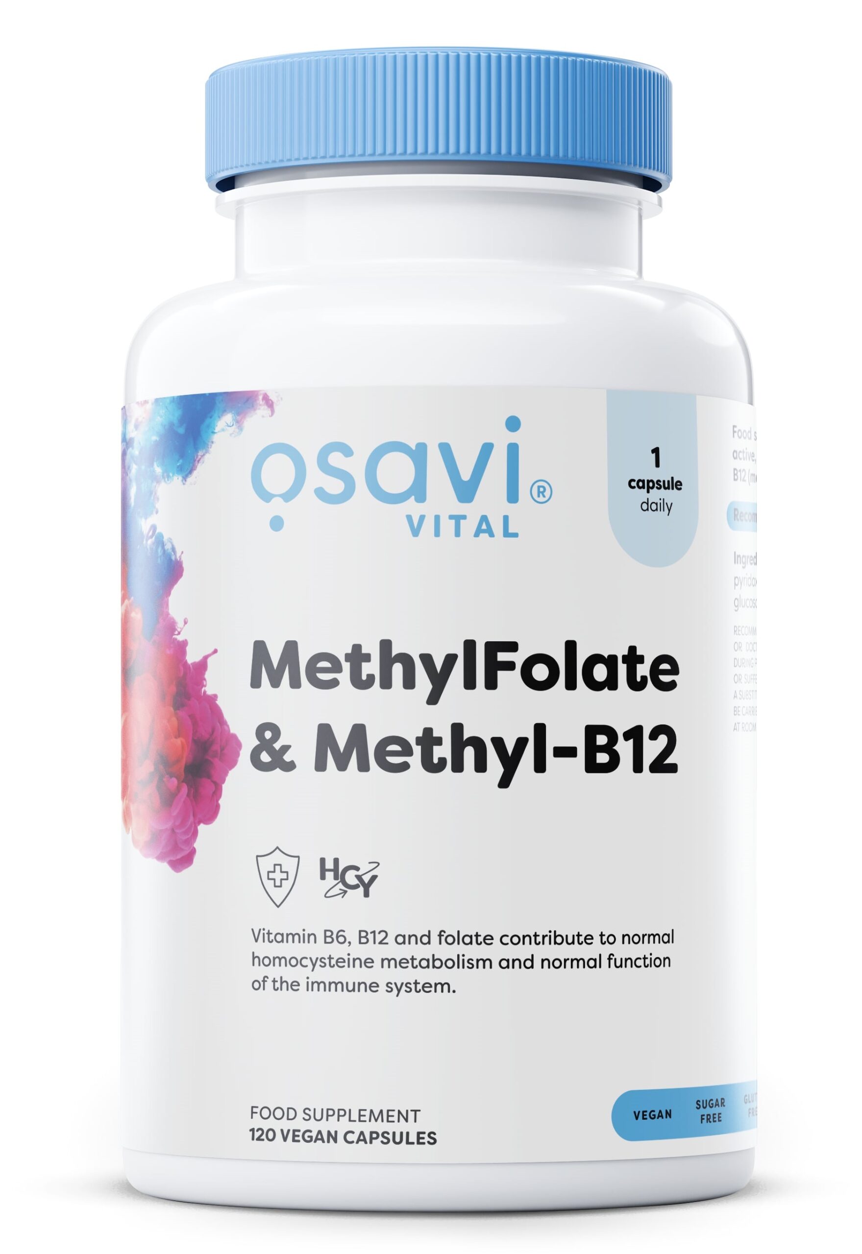 Osavi - MethylFolate & Methyl-B12 - 120 vegan caps