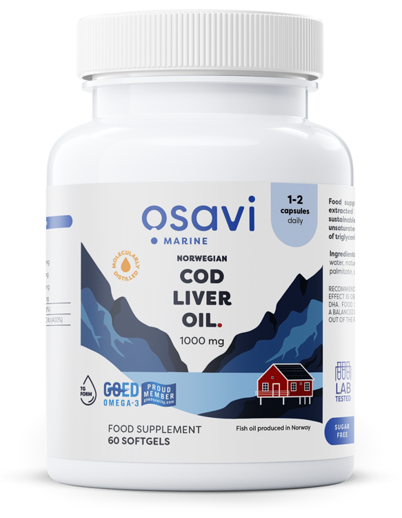 Osavi - Norwegian Cod Liver Oil Softgels