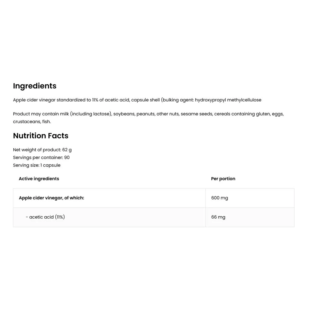 Gélules de vinaigre de cidre de pomme - 90 gélules – Image 2