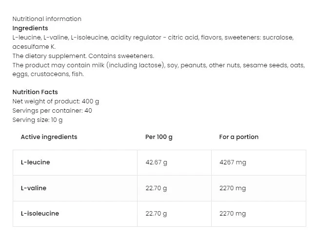 BCAA Instant, Cola - 400g – Image 7