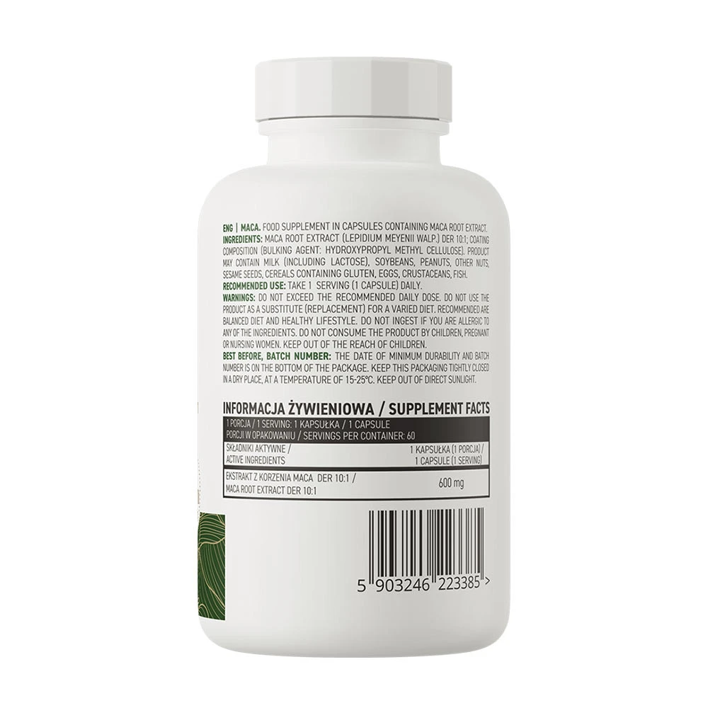Maca, 600 mg - 60 gélules végétales – Image 7