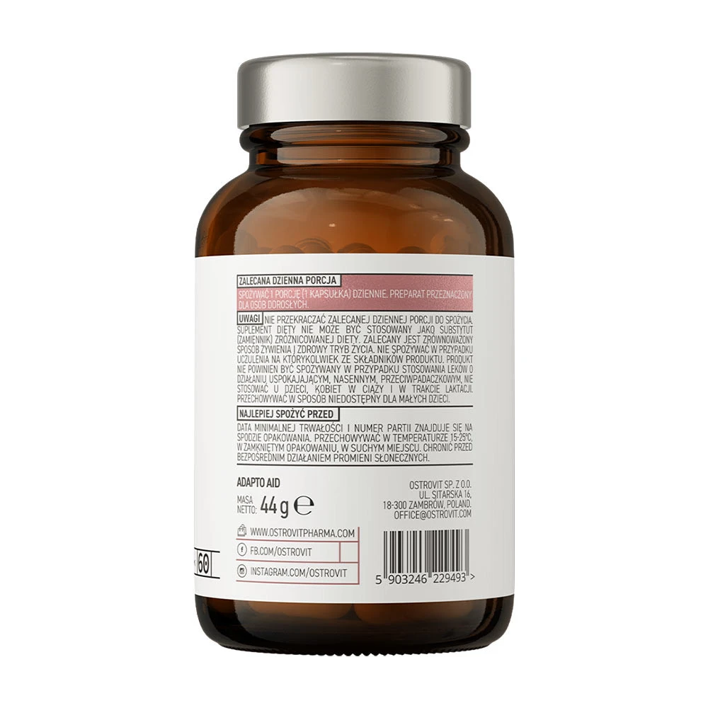 Ostrovit Adaptogène Aide (60 Capsules) – Image 9