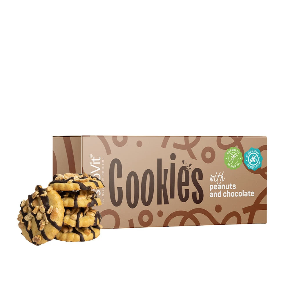 Ostrovit - Ostrovit Cookies with peanuts and chocolate (125 g)