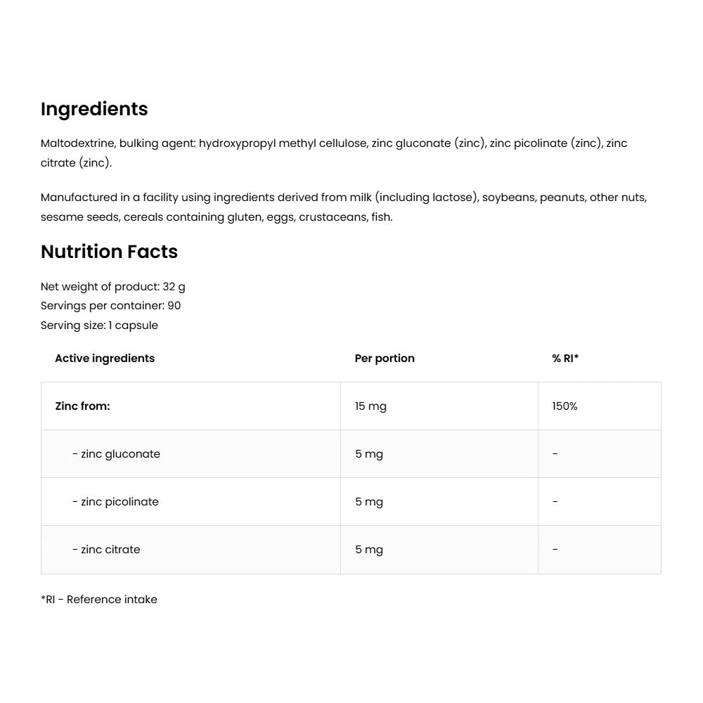 Zinc Triple - 90 gélules – Image 5