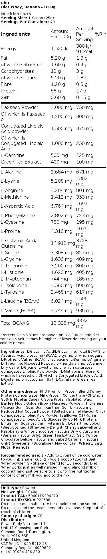 chokolade-peanut - 2000g