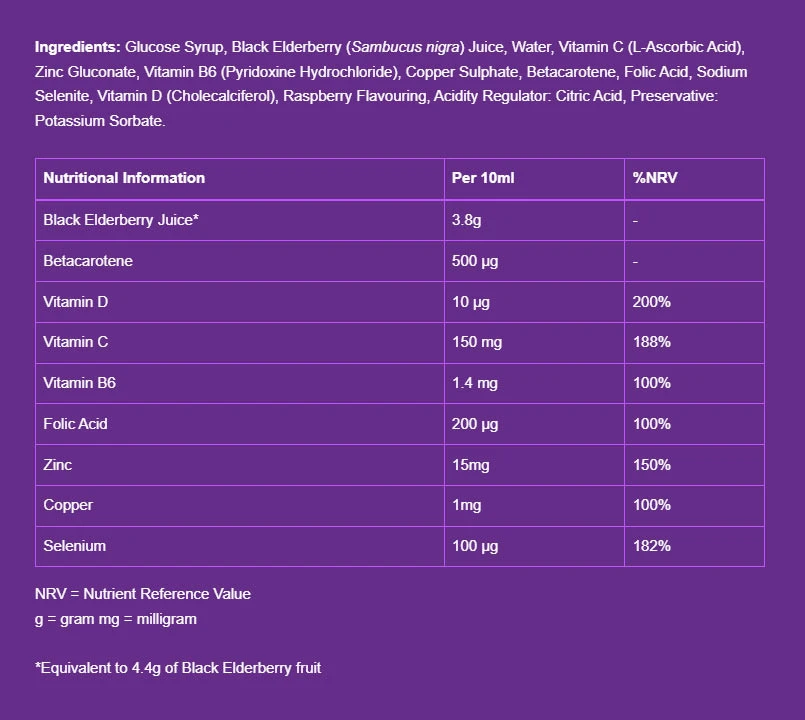 Sambucol Extra Défense Liquide (120 ml) – Image 2