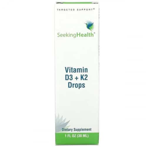 Seeking Health - Vitamin D3 + K2-dråber - 30 ml
