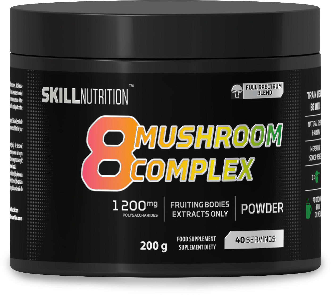 Skill Nutrition - 8 Mushroom Complex - 200g