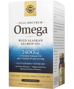 Solgar - Fuldspektret Omega - 120 bløde kapsler
