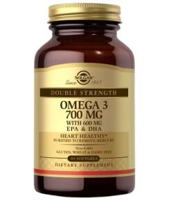 Solgar - SOLGAR Double Strength Omega-3 (60 Softgels)