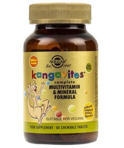 Solgar - SOLGAR Kangavites Multivitamin & Mineral Solgar (tropical punch flavour) (60 tabs)