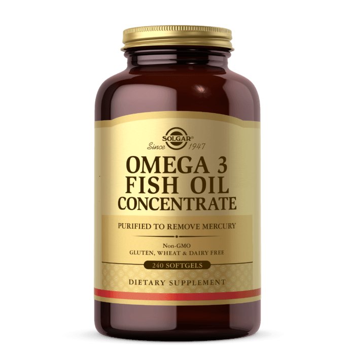 Solgar - SOLGAR Omega 3 - Fish Oil Concentrate (240 caps)
