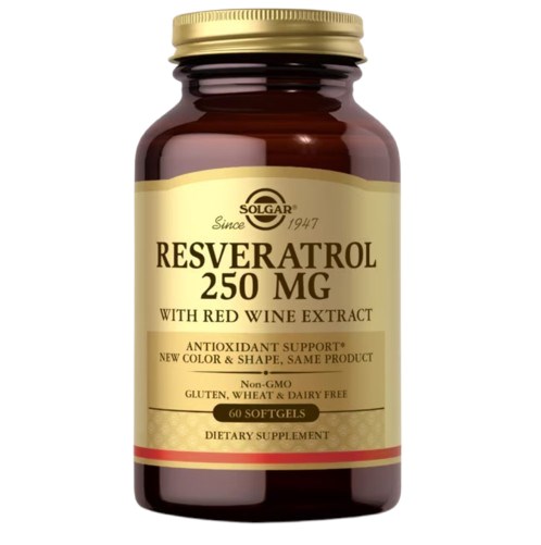 Solgar - SOLGAR Resveratrol 250 mg with Red Wine Extract (60 caps)