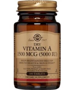 Solgar - Tørret A-vitamin