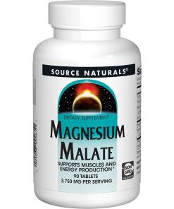Source Naturals - Source Naturals Magnesium Malate 1250mg 90 tablets