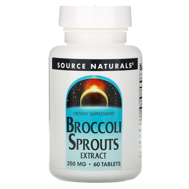 Extrait de graines de brocoli Source Naturals 250 mg 60 comprimés – Image 2